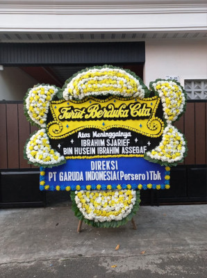 Papan Bunga Duka di Suka Indah