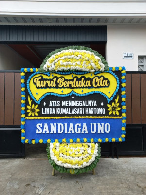 Papan Bunga Duka di Suka Indah